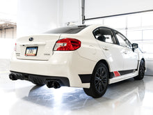 Load image into Gallery viewer, AWE Tuning Subaru WRX/STI VA/GV Sedan Track Edition Exhaust - Diamond Black Tips (102mm) - 3020-43066