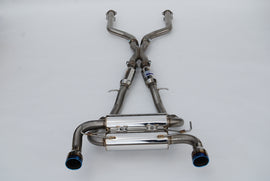 Invidia 2022+ Nissan Z 70mm Gemini Cat Back Exhaust - Rolled TI Tips - HS22N4Z7GM1RTL