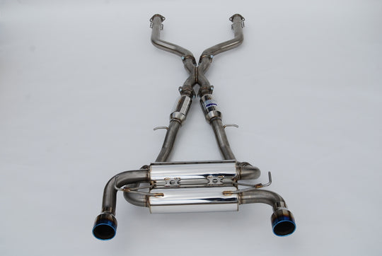 Invidia 2022+ Nissan Z 70mm Gemini Cat Back Exhaust - Rolled TI Tips - HS22N4Z7GM1RTL