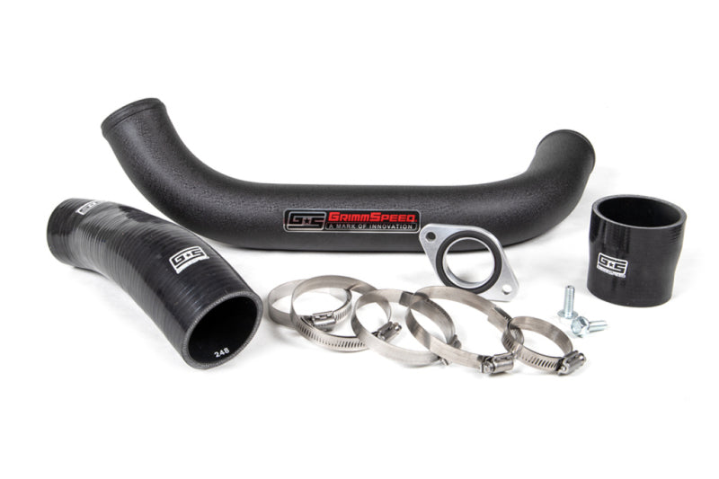 GrimmSpeed 15-21 Subaru WRX TMIC Charge Pipe Kit - Black - GRM090113
