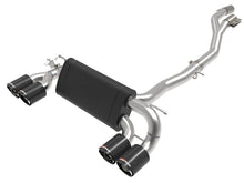 Load image into Gallery viewer, aFe MACHForce XP Exhausts Cat-Back SS 19-21 BMW M2 Competition L6-3.0L w/Carbon Fiber Tips - 49-36350-C