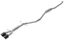 Load image into Gallery viewer, aFe Takeda 2.5in 304SS Cat-Back Exhaust System w/ Black Tips 17-20 Honda Civic Si Sedan I4 1.5L - 49-36619-B