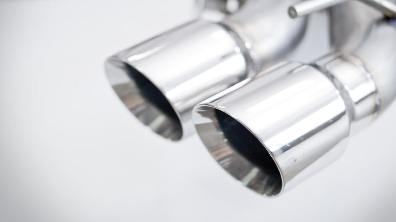 Stainless Works 2016-18 Cadillac CTS-V Sedan Axle Back System Dual-Mode Turbo Mufflers 4in Tips - CTSV16MKS-FC
