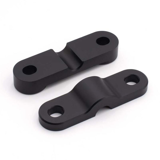BLOX Racing 2-Pc Solid Shifter Bushing Kit Rear - Civic Integra - Black - BXAC-00321-BK