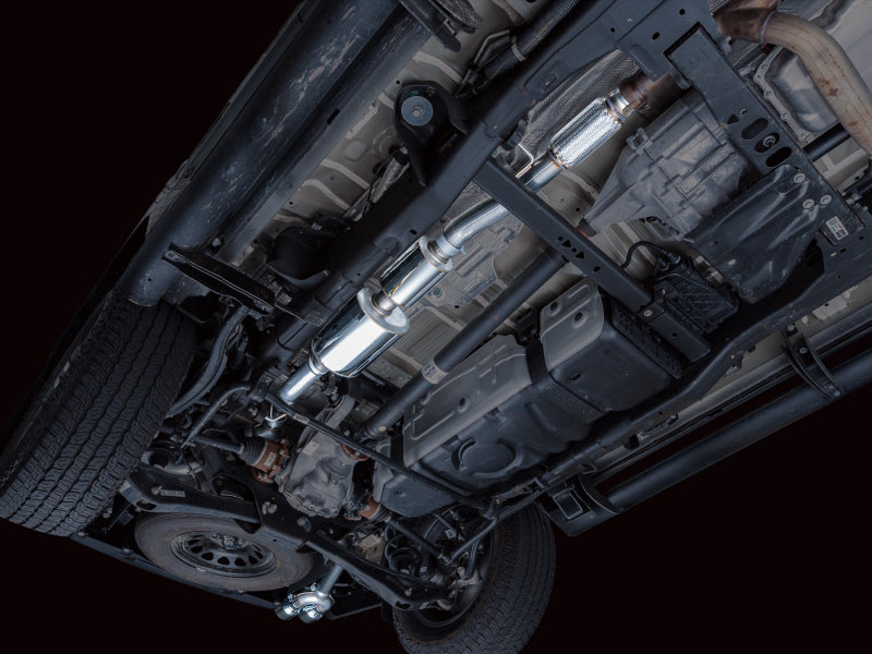 AWE Tuning 2021+ GMC Suburban/Yukon XL 5.3L 0FG Split Rear Exit Catback - Quad Chrome Silver Tips - 3015-42007