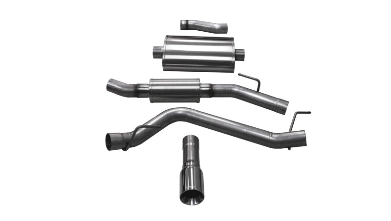 Corsa 2020-2025 Jeep Gladiator JT 3.0in Cat-Back Single Touring Side Exit w/ 4.0in Polished Tip - 21062