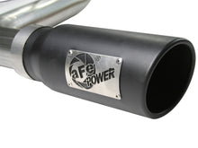 Load image into Gallery viewer, aFe MACHForce XP Exhaust Cat-Back SS-409 07-09 Toyota Tundra V8-5.7L w/ Black Tip - 49-46006-B