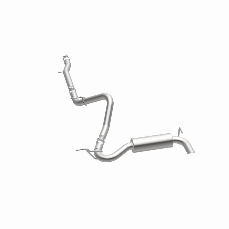 MagnaFlow 12-14 Jeep Wrangler 3.6L Single Straight Rear P/S Exit Stainless C/b Perf Exhaust-Comp - 15118