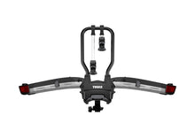 Load image into Gallery viewer, Thule EasyFold XT 2 - Fully Foldable Platform Hitch Bike Rack (Up to 2 Bikes) - Black/Silver - 903202