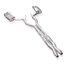 Load image into Gallery viewer, Stainless Works 18-21 Ford Mustang GT 3in Legend Series Catback X-Pipe w/Quad Tips w/o Active Valves - M18CBXFCL