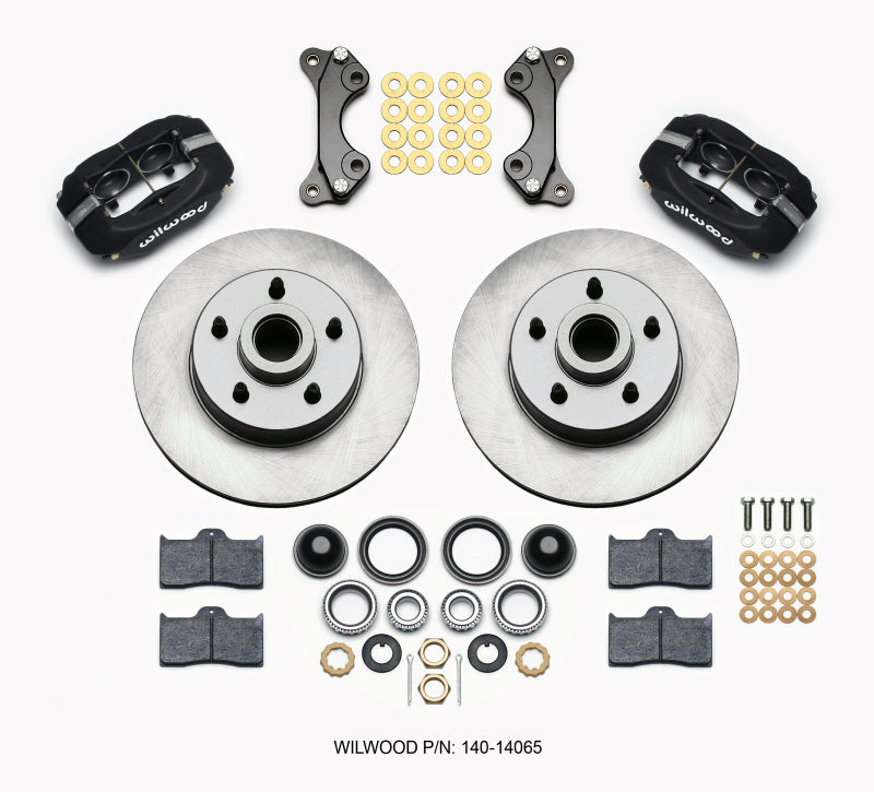 Wilwood Forged Dynalite Front Kit 11.03in 1 PC Rotor&Hub WWE ProSpindle - 140-14065