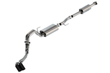 Load image into Gallery viewer, Borla F-150 2021 3.3L CC SB EC STB XL/XLT/Lariat/KR/Plnm/LTD 3/2.25 DSE Cat-Back ATAK Black CHR Tips - 140881BC