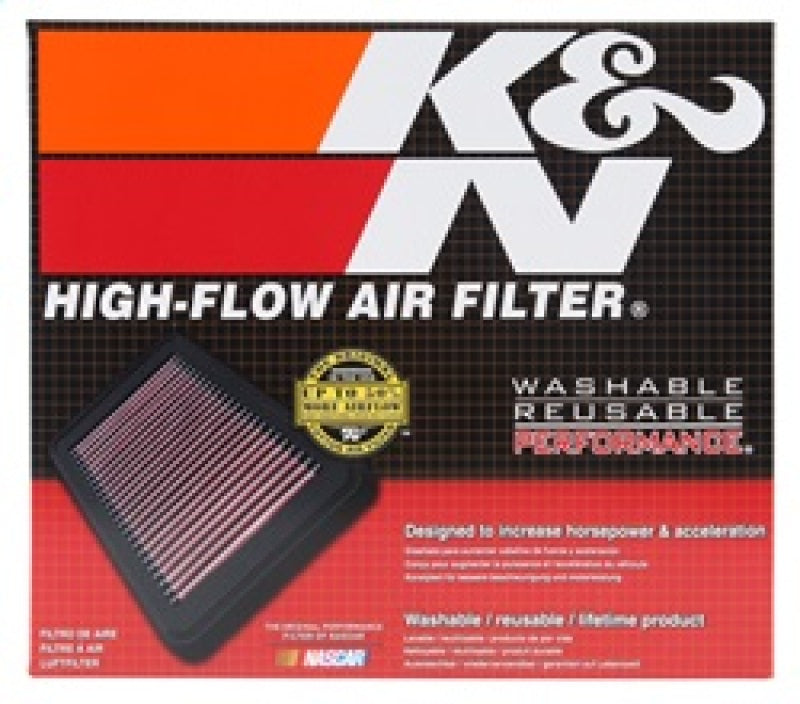 K&N Replacement Panel Air Filter for Toyota 2014 Tundra 4.6L/5.7L/ 2014 Sequoia 5.7L V8 - 33-5017