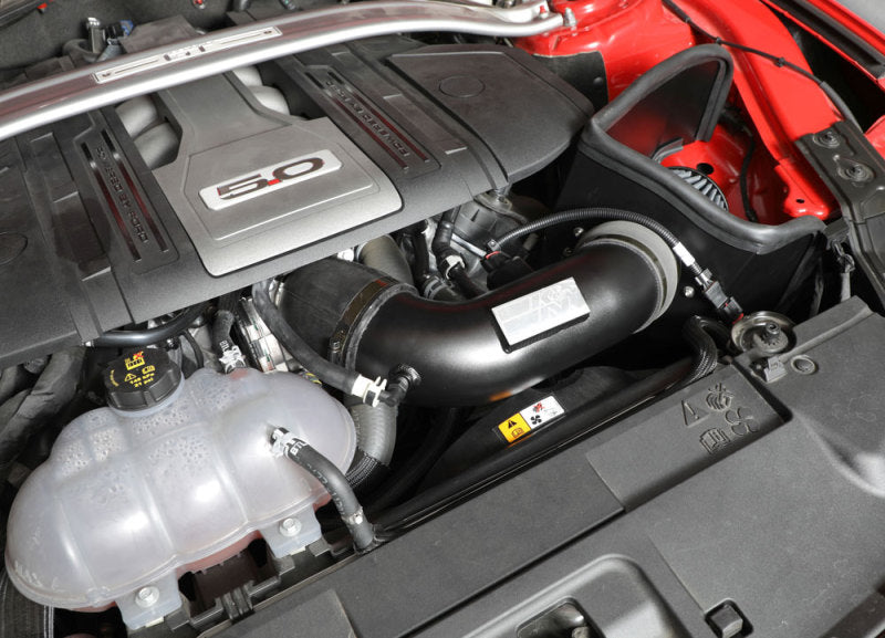 K&N 2018 Ford Mustang GT V8 5.0L F/I Performance Intake Kit - 71-3540