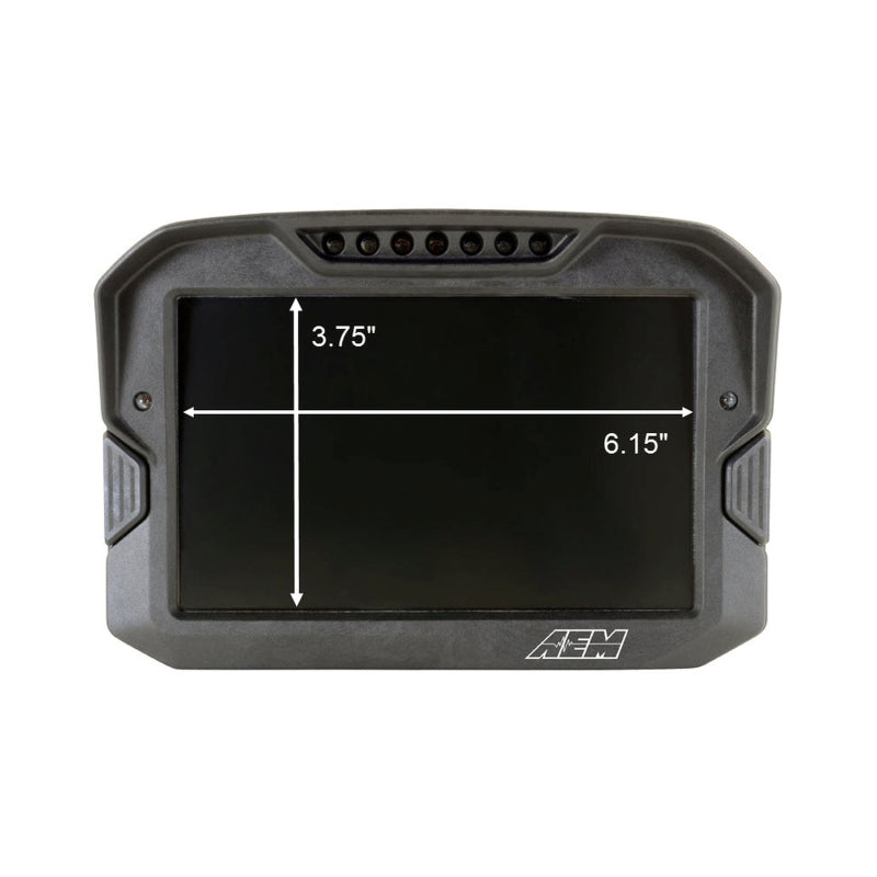 AEM CD-7 Non Logging Race Dash Carbon Fiber Digital Display (CAN Input Only) - 30-5700
