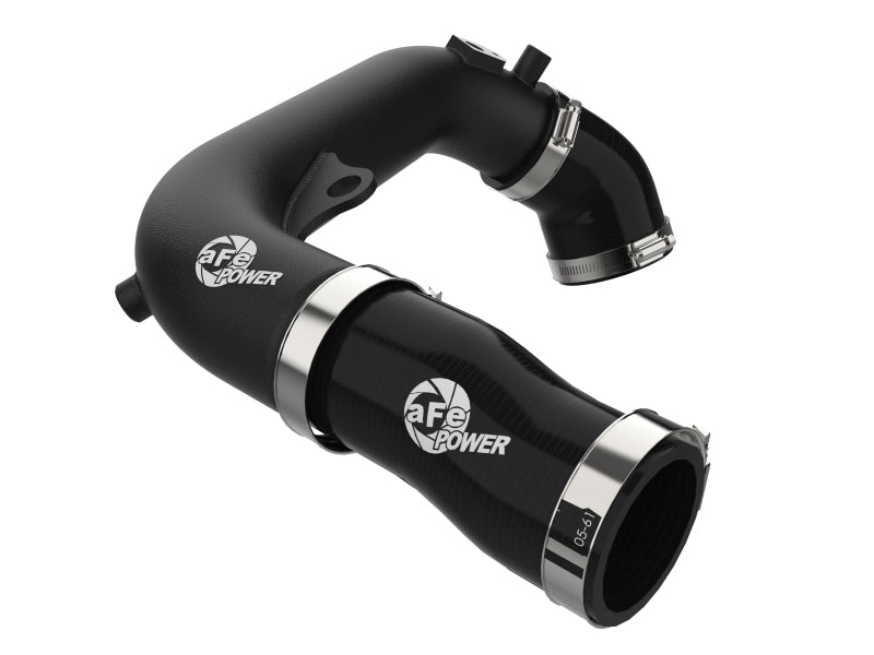 aFe 2024+ Jeep Wrangler JL L4-2.0L (t) BladeRunner 2-1/2in Aluminum Hot Charge Pipe - Black - 46-20778-B
