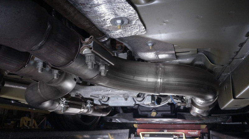 Stainless Works 2015+ Ford GT350 Headers 1-7/8in Primaries High-Flow Cats 3in Collectors - GT350HCAT