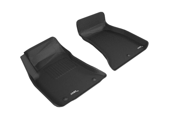 3D MAXpider 2015-2020 Dodge Challenger Rwd Kagu 1st Row Floormat - Black - L1DG02611509