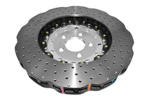 Load image into Gallery viewer, DBA 14-18 Audi RS7 (w/Iron Rotors) Front 5000 Series Cross Drilled Rotor w/Silver Hat - DBA53002WSLVXD