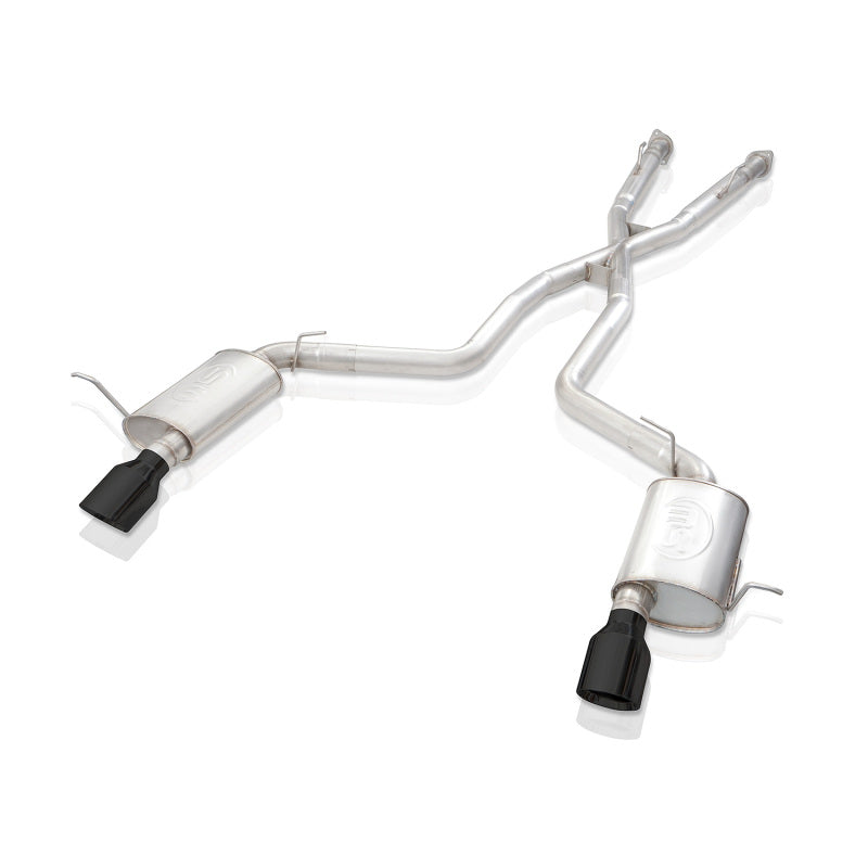 Stainless Works 18-19 Dodge Durango 6.4L Legend Catback Exhaust w/ Black Tips - DUR18CBL-B