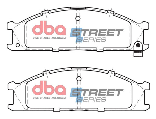 DBA 98-04 Nissan Frontier 4 Cyl RWD Street Series Front Brake Pads - DB438SS