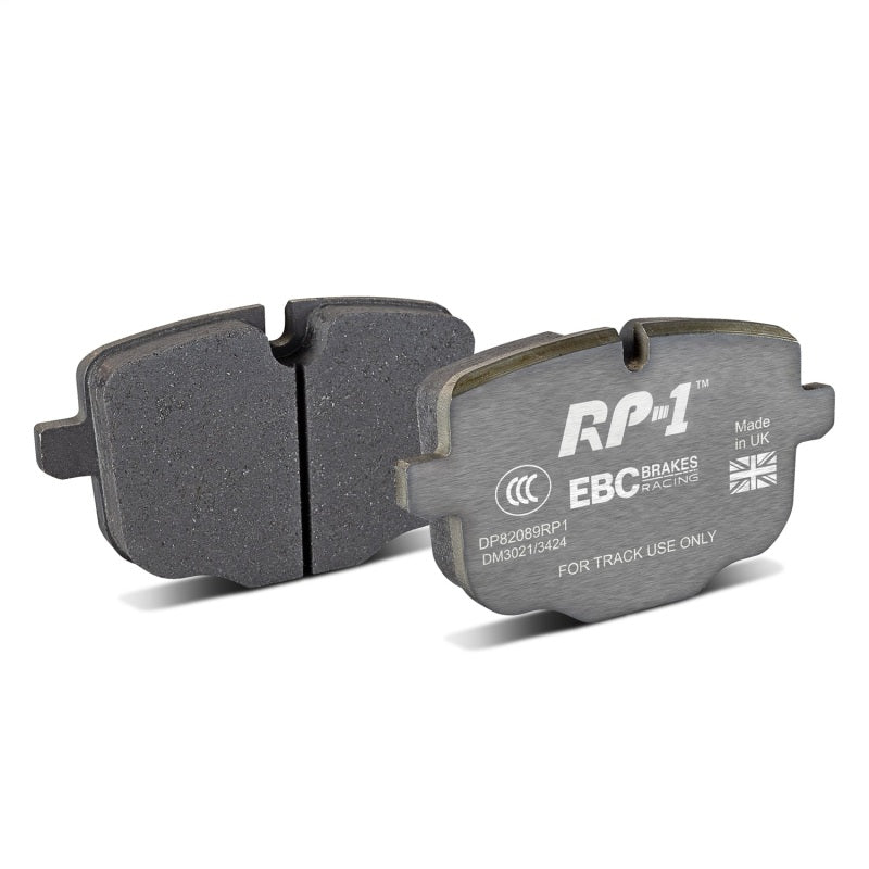 EBC Racing 2021+ BMW M3/M4 / 2023+ BMW M2 (G80/G82/G87) RP-1 Race Rear Brake Pads - DP82089RP1