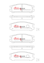 Load image into Gallery viewer, DBA 98-04 Subaru Impreza WRX RP Performance Rear Brake Pads - DB1186RP