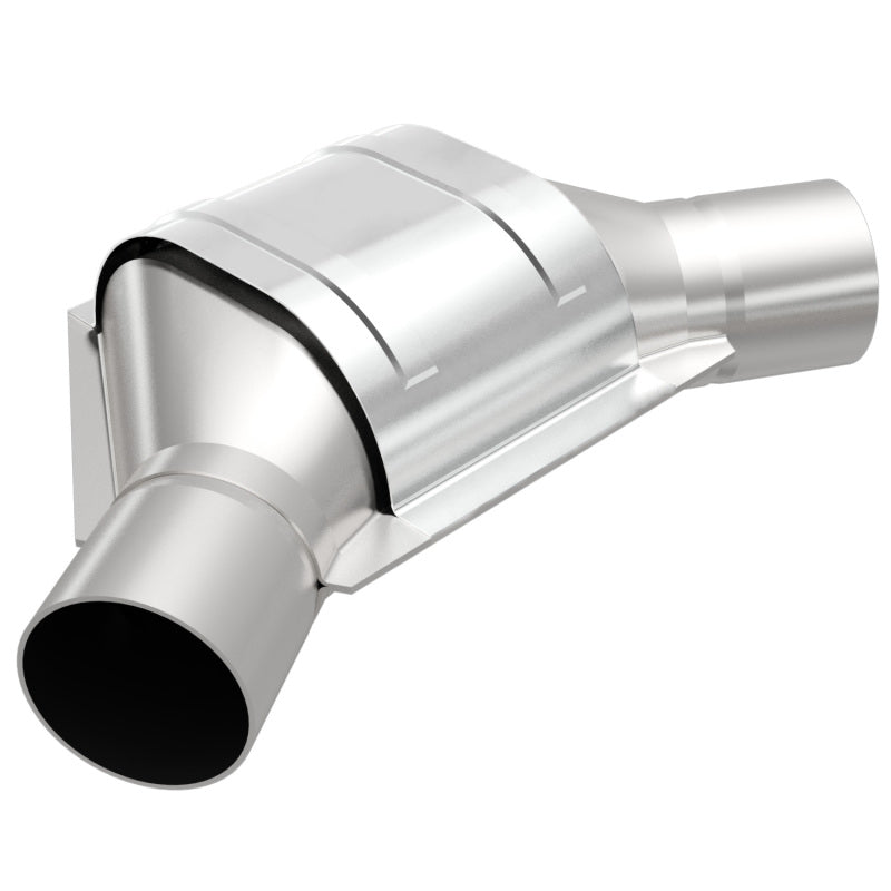 MagnaFlow Universal Catalytic Converter 2.25inch Angled Inlet/Outlet - 99185HM