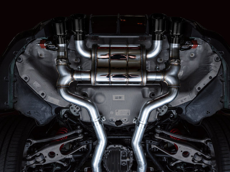 AWE Tuning SwitchPath Cat-Back Exhaust for BMW G8X M3/M4 - Diamond Black Tips - 3025-42480