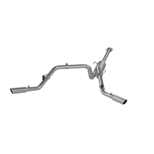 MBRP 05-13 Toyota Tacoma 4.0L EC/CC AL Dual Split Side Cat Back Exhaust - S5328AL