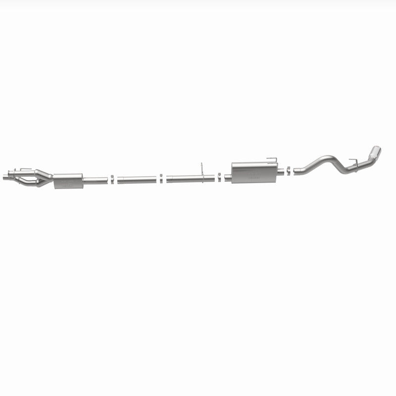 MagnaFlow 2020 Ford F250/F350 3.5in Street Series Cat-Back Exhaust Rear Passenger Exit-Polished Tip - 19530