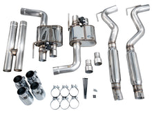 Load image into Gallery viewer, AWE Tuning 18-23 S550 Mustang GT SwitchPath Exhaust - Chrome Silver Tips - 3025-42550