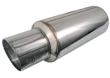 Load image into Gallery viewer, Injen 2 3/8 Universal Muffler w/Stainless Steel resonated rolled tip (Injen embossed logo) - SES225C