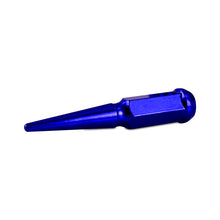 Load image into Gallery viewer, Mishimoto Mishimoto Steel Spiked Lug Nuts M14 x 1.5 32pc Set Blue - MMLG-SP1415-32BL