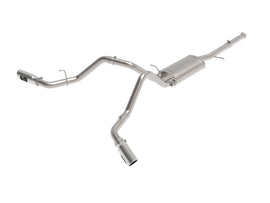 aFe Apollo GT Cat-Back Exhaust GM Trucks 09-18 V6-4.3L/V8-4.8/5.3L-Dual Rear-Side Exit Polish Tips - 49-44134-P