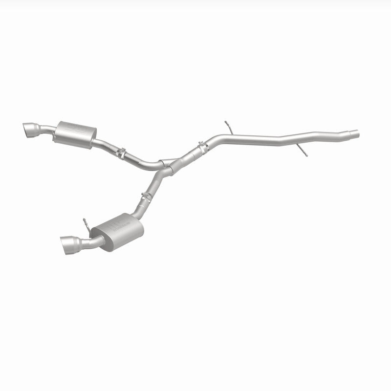 MagnaFlow 18-19 Audi A5 Dual Exit Polished Stainless CatBack Exhaust - 3in Main Piping Diameter - 19390