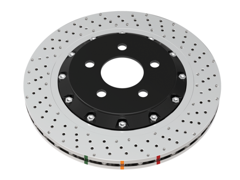 DBA 2015+ Audi RS-3 5000 Series Drilled Front Brake Rotor - DBA52844SLVXD