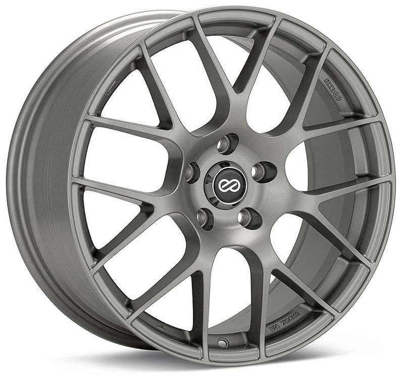 Enkei Raijin 18x8.5 5x112 42mm Offset 72.6mm Bore Gunmetal Wheel (MOQ 40) - 467-885-4442GM