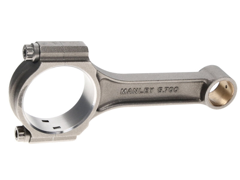 Manley SB Chevy Sportsmaster Steel Connecting Rods I-Beam 5.7in Length - Single - 14101-1