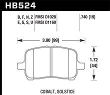Load image into Gallery viewer, Hawk 05-07 Cobalt SS / 08-09 HHR / 04+ Malibu / 07A+ G5 GT / 06+ G6 / HPS Street Front Brake Pads - HB524F.740