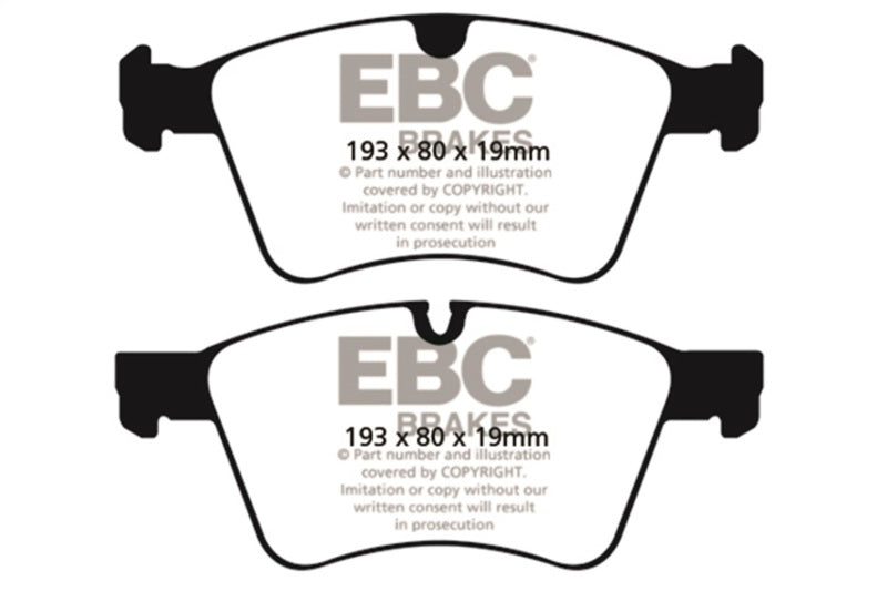 EBC 08-10 Mercedes-Benz GL320 3.0 TD (373mm Front Rotors) Ultimax2 Front Brake Pads - UD1272