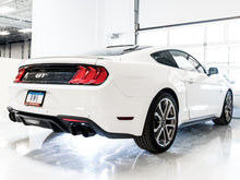 Load image into Gallery viewer, AWE Tuning 2018+ Ford Mustang GT (S550) Cat-Back Exhaust - Touring Edition (Quad Diamond Black Tips) - 3015-43106