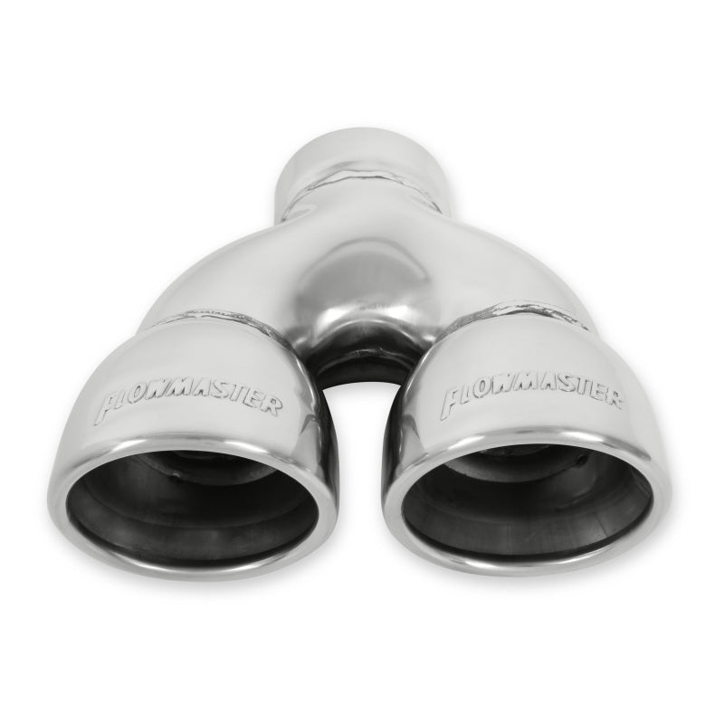 Flowmaster 3.5in. Dual X7.50in.X2.50in. SS Tip Roll - 15369