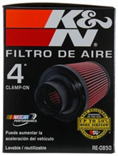Load image into Gallery viewer, K&amp;N Universal Air Filter (4in. Flange / 6in. Base OD / 4-5/8in. Top OD / 6in. Height) - RE-0850