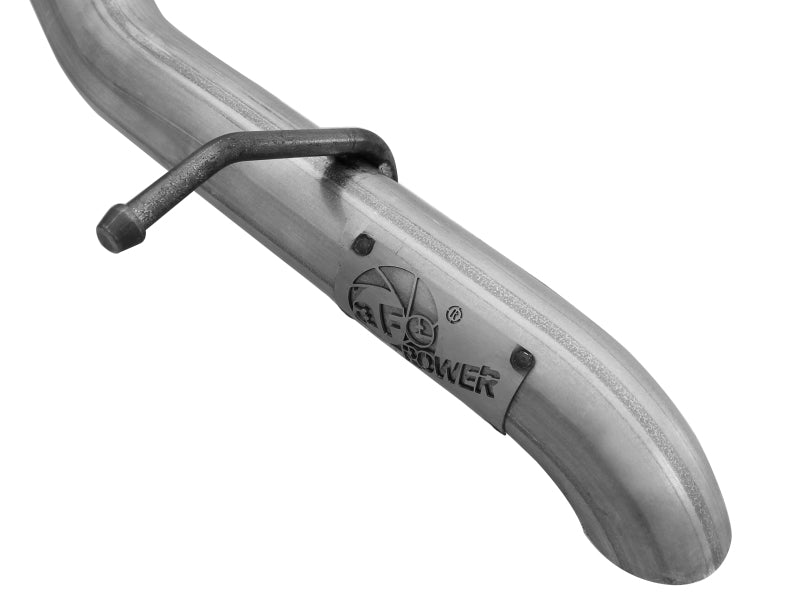 aFe Scorpion Exhaust System, Cat Back Aluminized Hi-Tuck 07-14 Jeep Wrangler JK Unlimited V6 3.6/3.8 - 49-08040