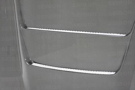 Seibon 90-94 Nissan Skyline R32 (BNR32) DVII Carbon Fiber Hood - HD9094NSR32-DVII
