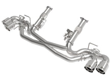 Load image into Gallery viewer, AFe MACH Force-Xp 304 Stainless Steel Cat-Back Exhaust Polished 2020 Chevrolet Corvette C8 - 49-34124NM-P
