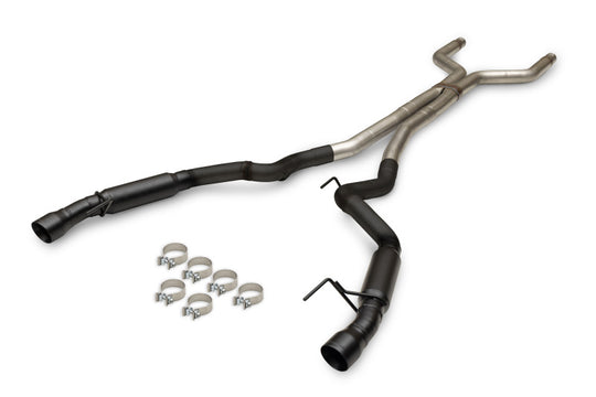 Flowmaster 24-25 Mustang 5.0L Outlaw Cat-Back Exhaust System - Black Tip (Non-Valved) - 818161