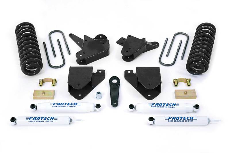 Fabtech 05-07 Ford F250 2WD V8 Gas 6in Basic Sys w/Perf Shks - K20601