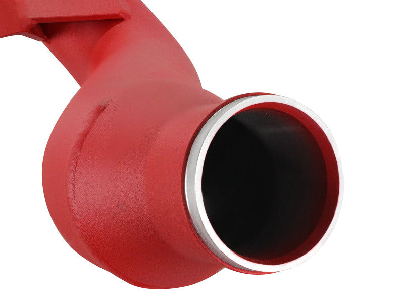 aFe BladeRunner Intercooler Tube Hot Side 3in Ram 1500 14-15 EcoDiesel V6-3.0L (td) - Red - 46-20178-R